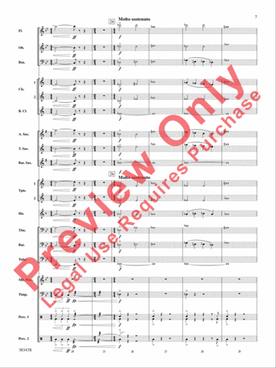 Harry Potter and the Deathly Hallows, Part 2, Selections from Concert Band scores gallery preview page 8