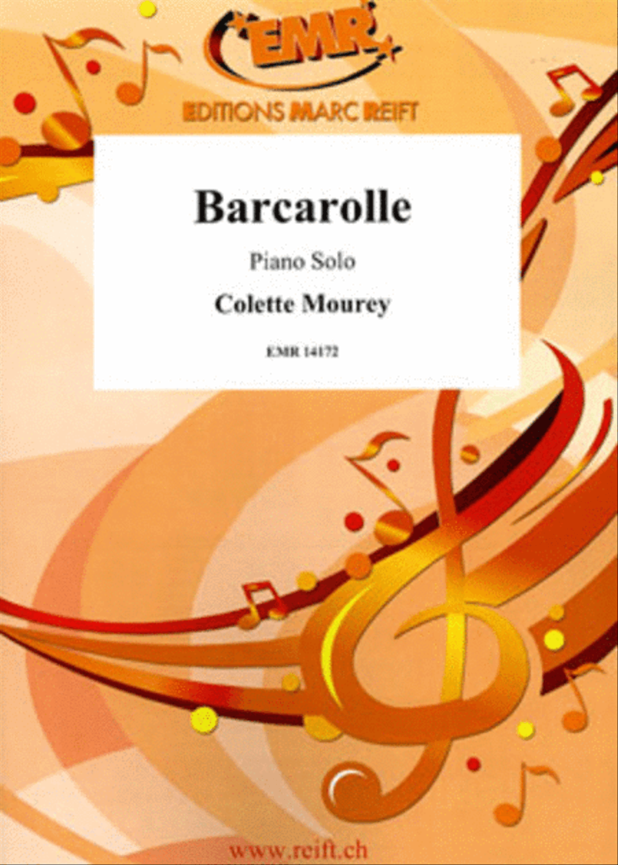 Barcarolle Piano Solo scores gallery preview page 1