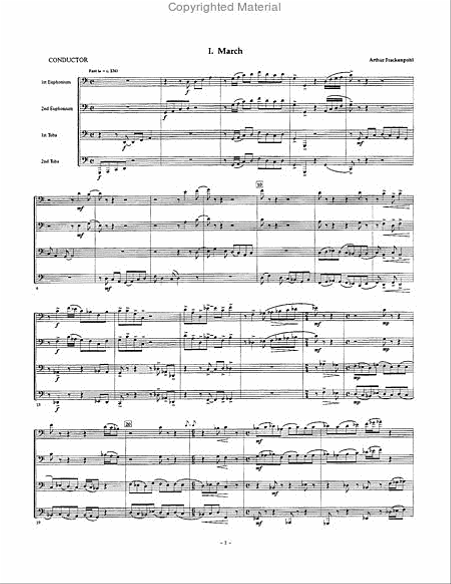 Suite No 2 for Tuba Quartet EETT scores gallery preview page 2