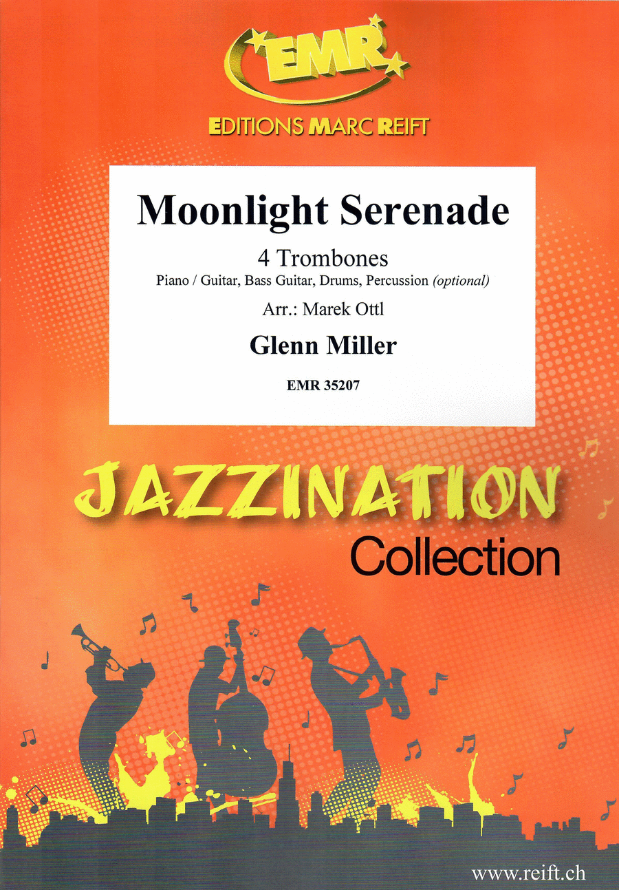 Moonlight Serenade Trombone Quartet scores gallery preview page 1