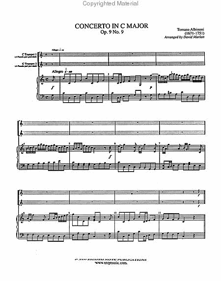 Concerto in C, Op. 9 No. 9