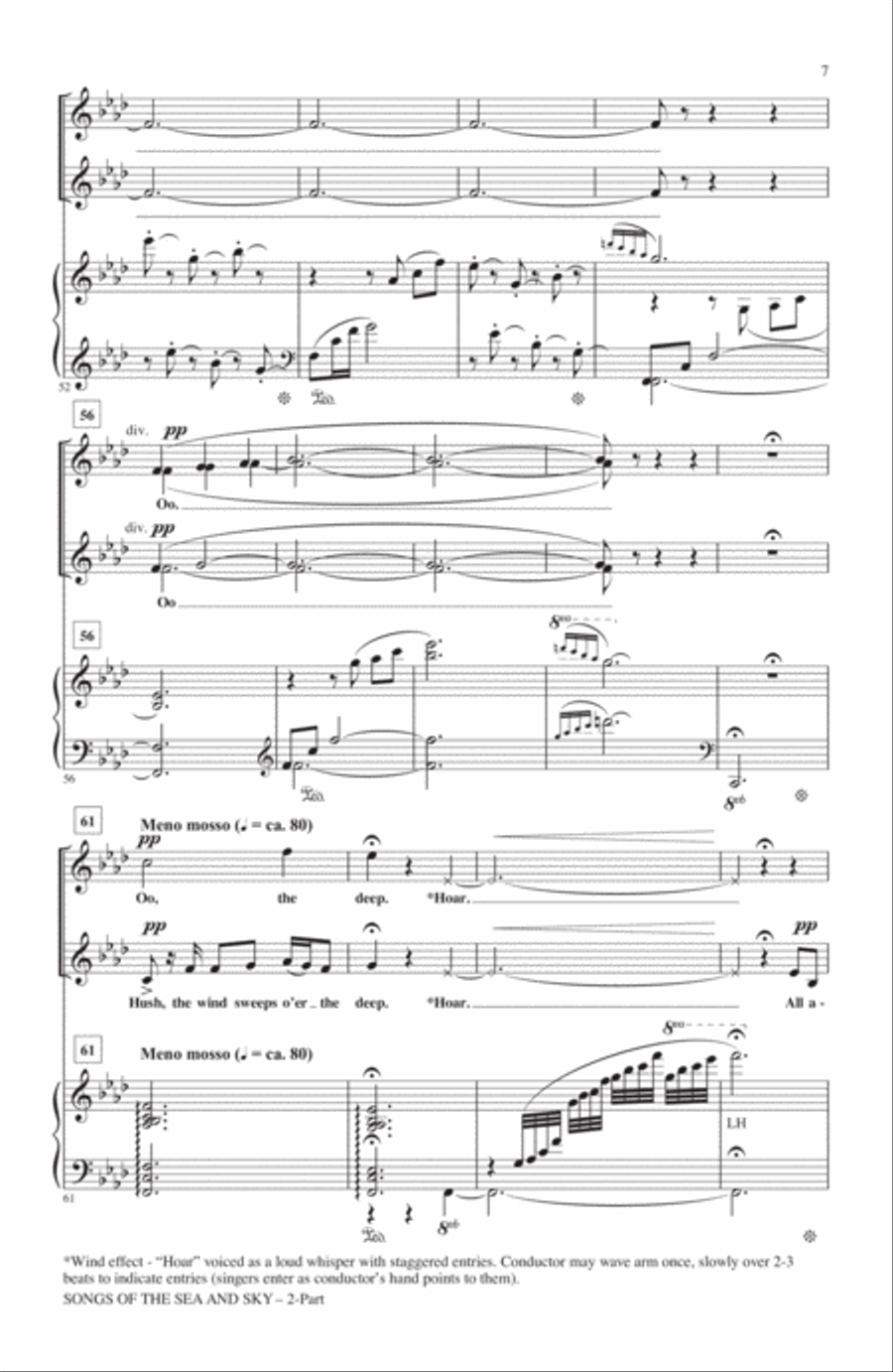 Songs Of The Sea And Sky 2-Part scores gallery preview page 5