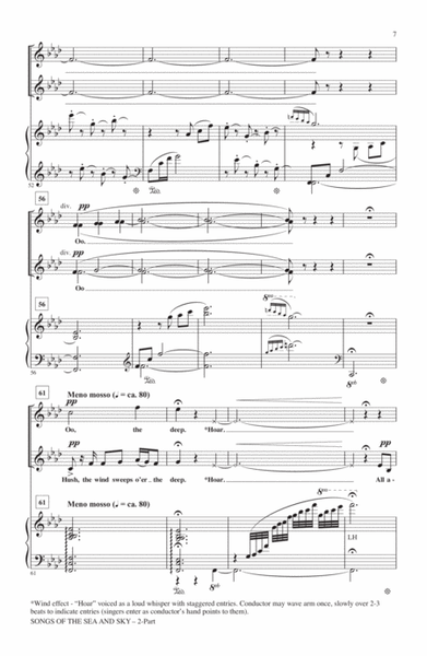 Songs Of The Sea And Sky 2-Part - Digital Sheet Music