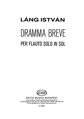 Book cover for Dramma breve