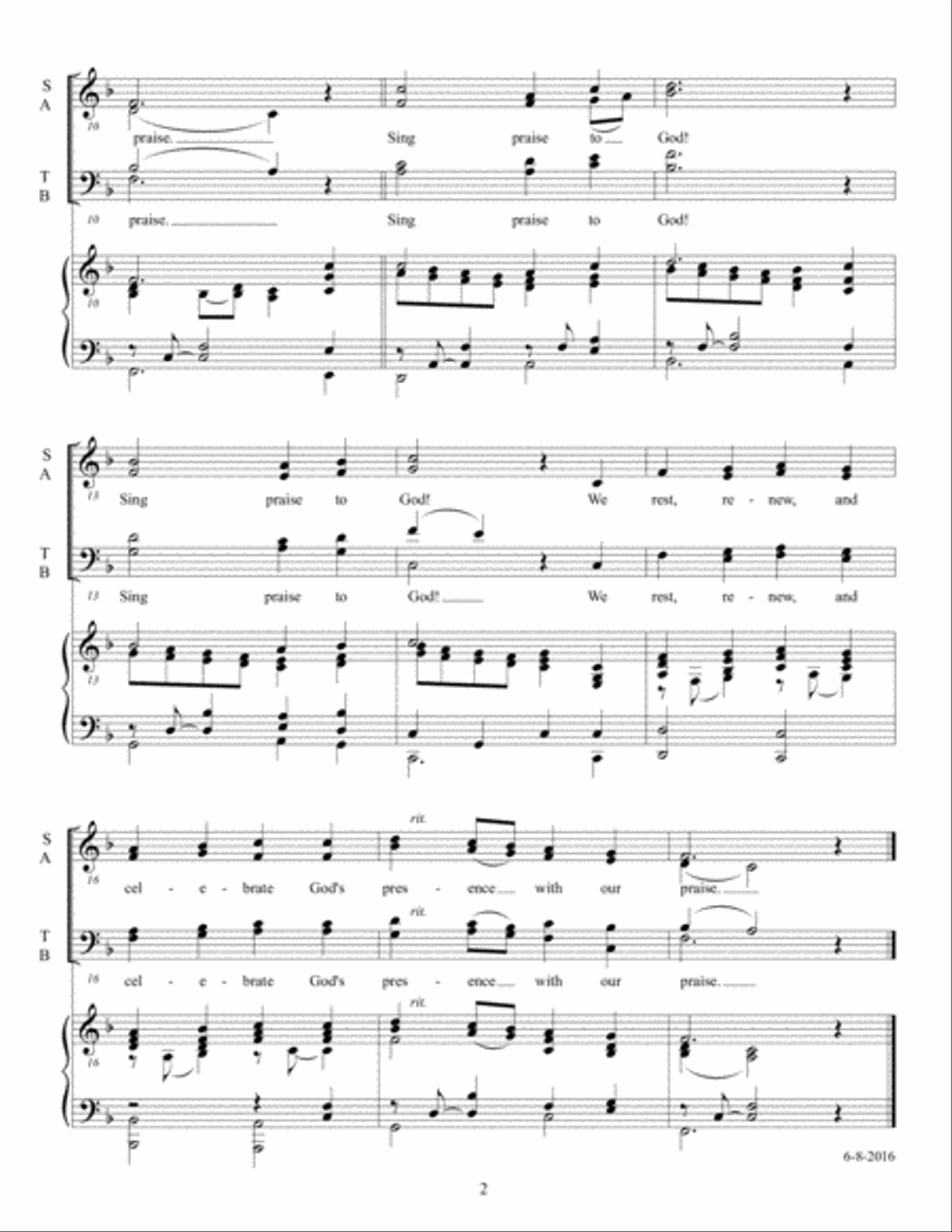 Introit, Offertory and Benediction 4-Part scores gallery preview page 3