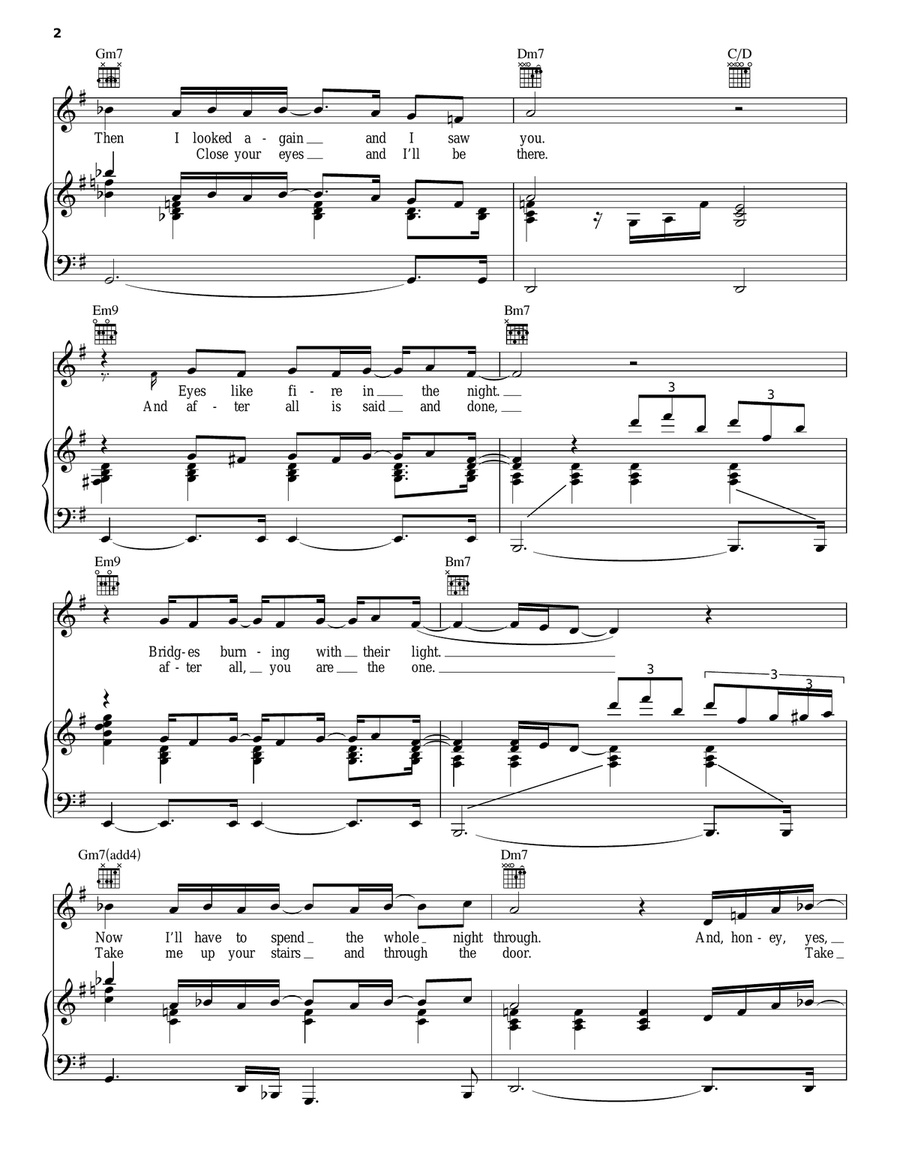 Look What You've Done To Me Piano, Vocal, Guitar scores gallery preview page 2