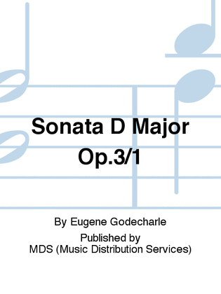 Book cover for Sonata D Major op.3/1