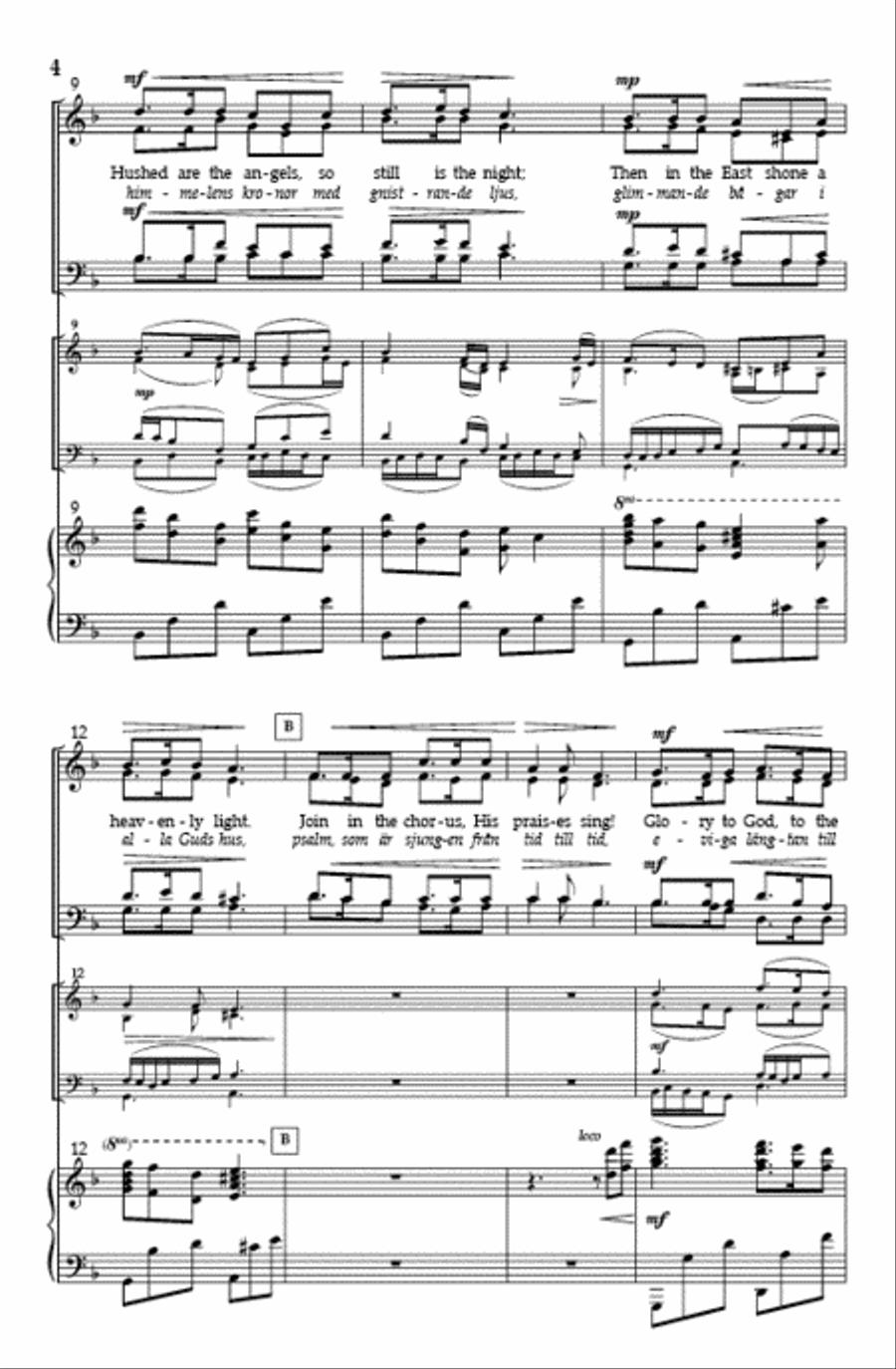 Wonderful Peace (Vocal Score) 4-Part scores gallery preview page 3