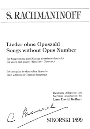 Book cover for Songs Without Opus Number