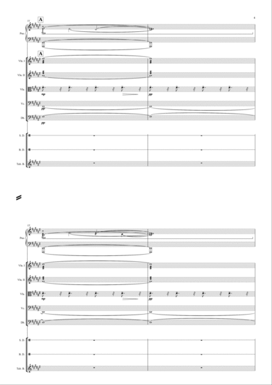 Cantus in memoriam String Orchestra scores gallery preview page 5