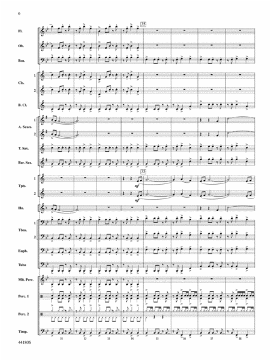 Workforce: Score Concert Band scores gallery preview page 6