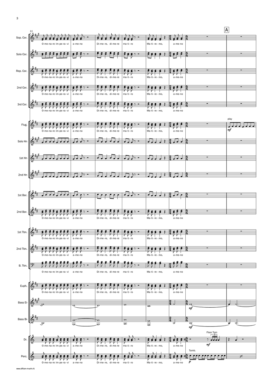 Ameno Brass Band scores gallery preview page 4