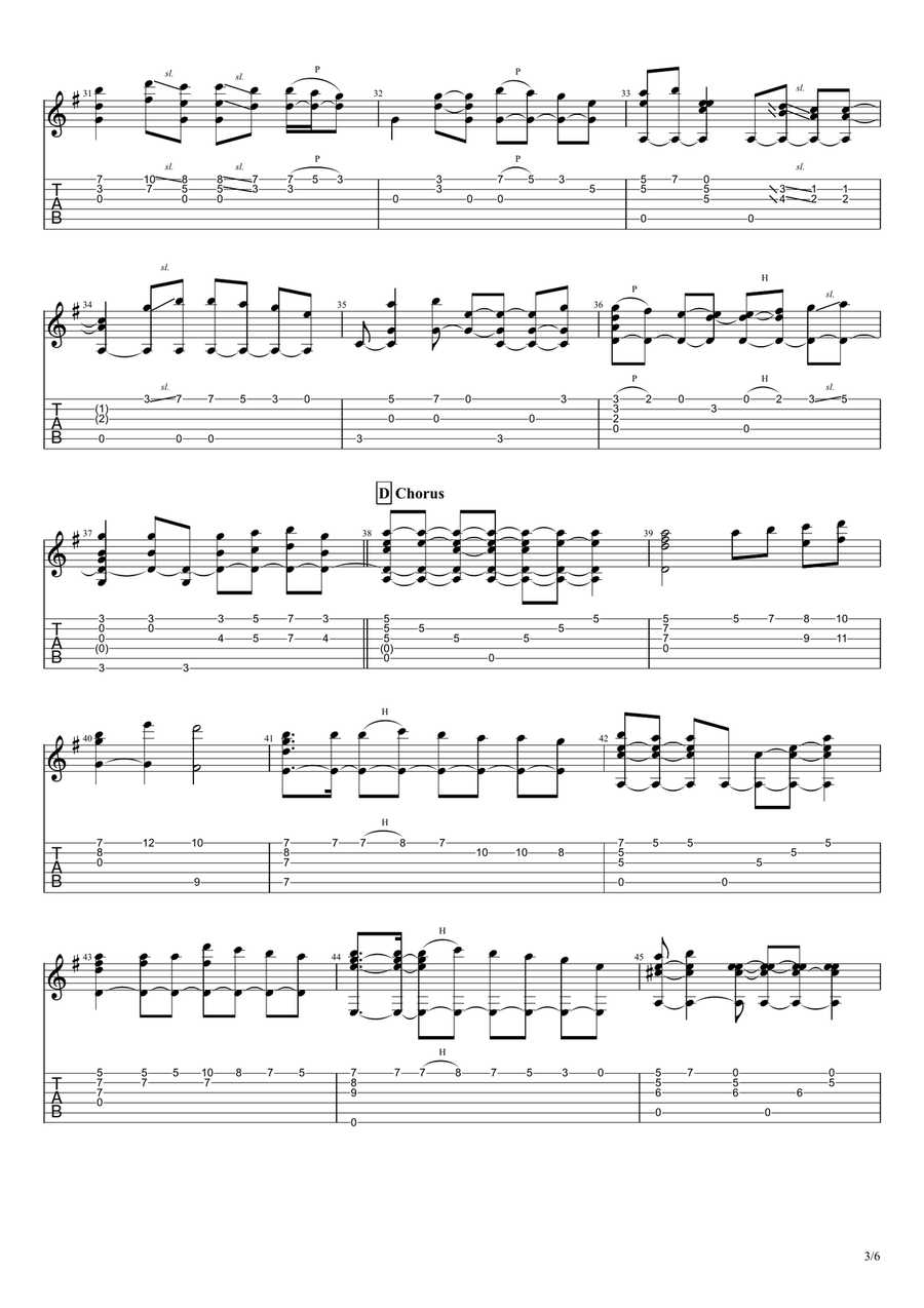 Vincent (Starry Starry Night) Acoustic Guitar scores gallery preview page 3