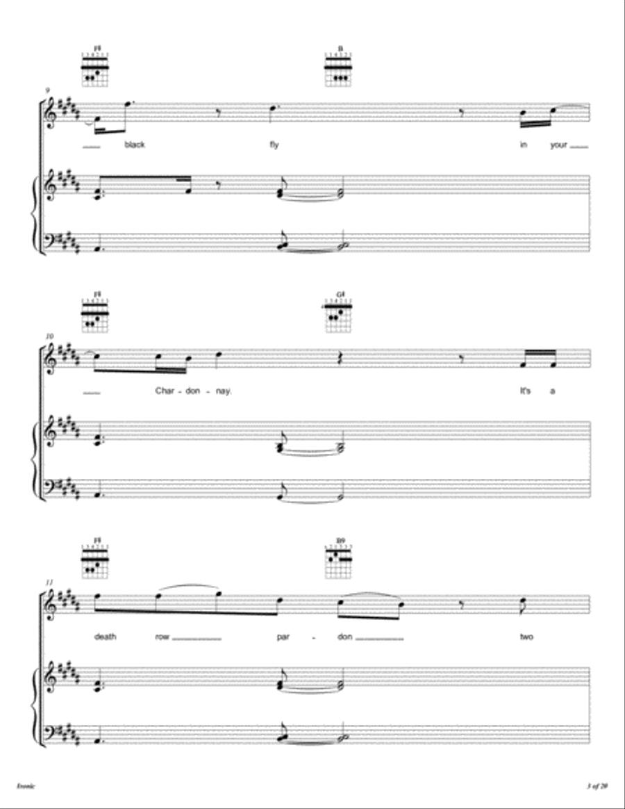 Ironic Ironic Voice scores gallery preview page 4