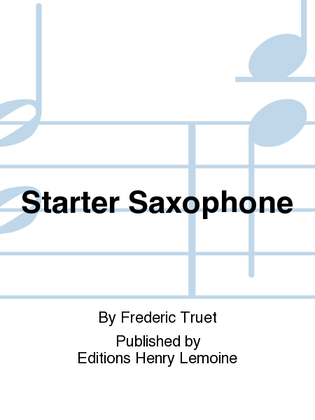 Book cover for Starter Saxophone