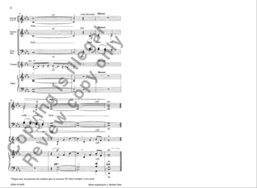 Humbly Walk with God 4-Part scores gallery preview page 13