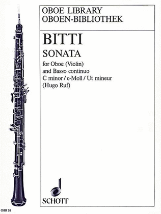 Book cover for Sonata in C minor