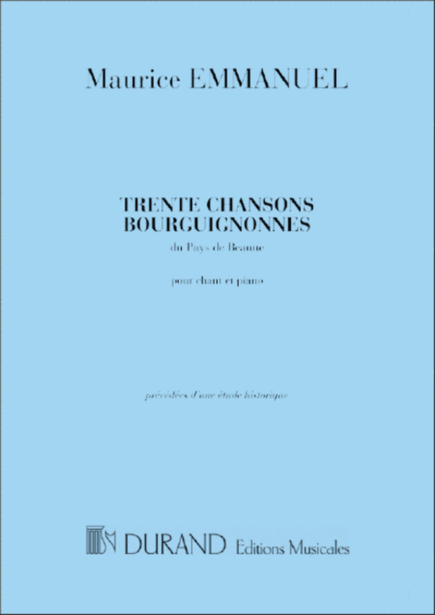 30 Chansons Bourguignones Du Pays De Beaune