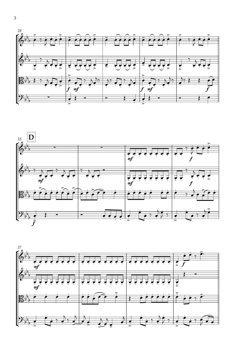 Apt. String Quartet scores gallery preview page 3