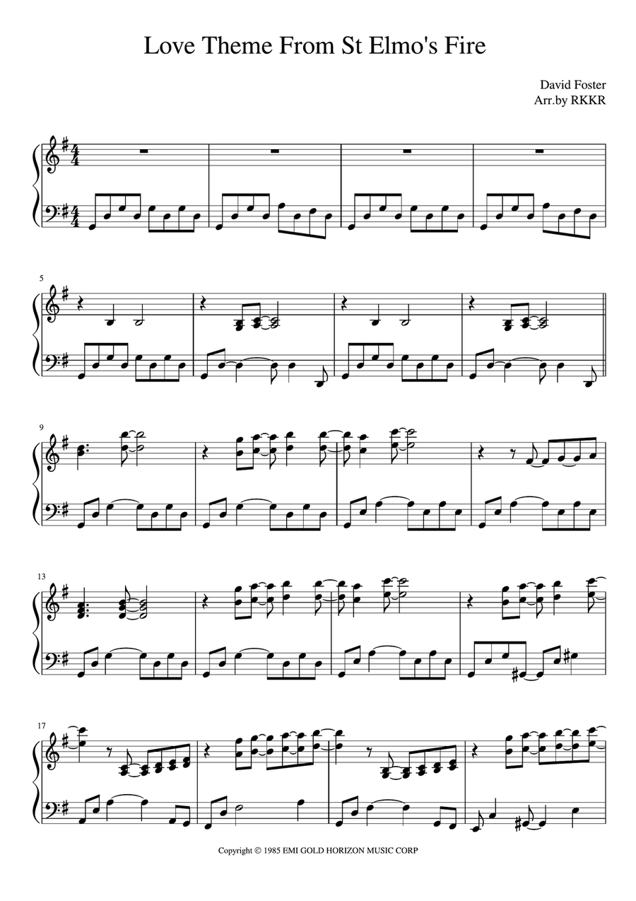Love Theme From 
