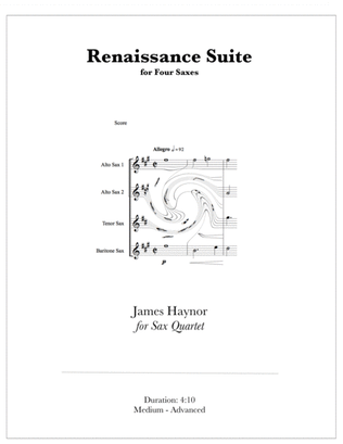 Renaissance Suite for Four Saxes