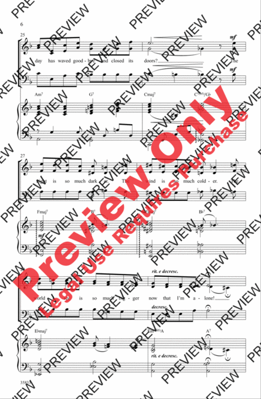 Papa, Can You Hear Me? Papa, Can You Hear Me? 3-Part scores gallery preview page 6