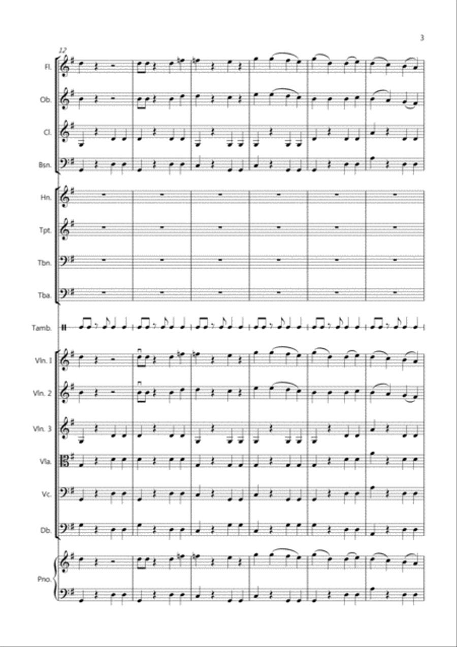 Little Tango for Beginning School Orchestra Little Tango for Beginning School Orchestra Full Orchestra scores gallery preview page 3
