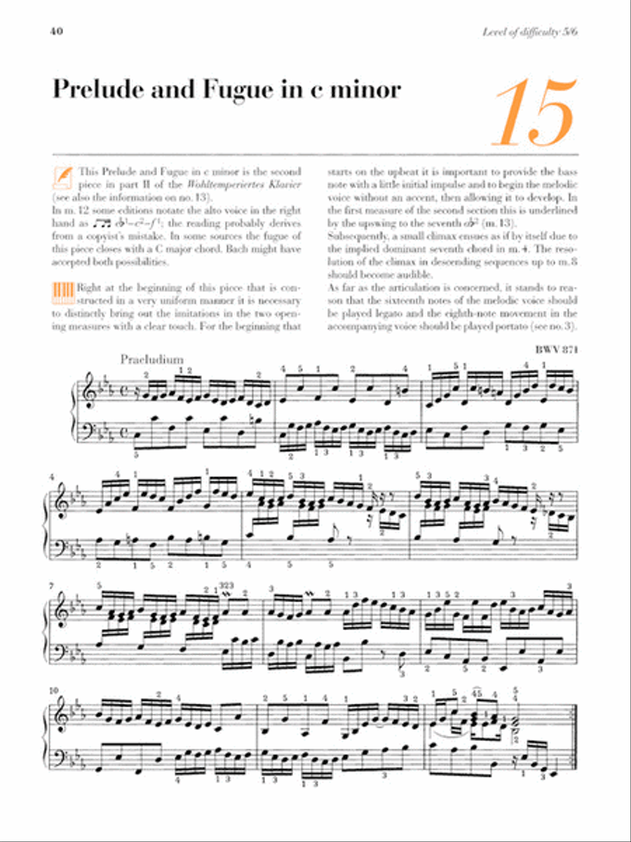 J.S. Bach: At the Piano Piano Solo scores gallery preview page 7