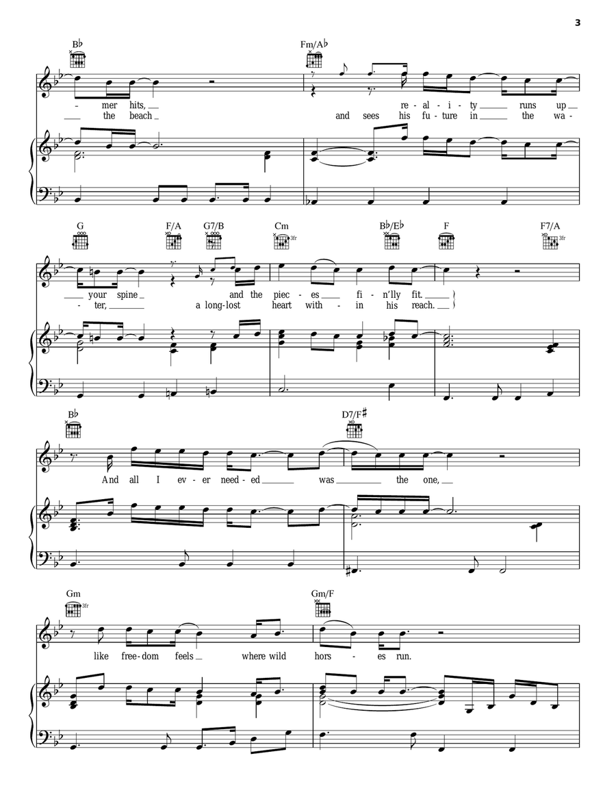 The One Acoustic Guitar scores gallery preview page 3