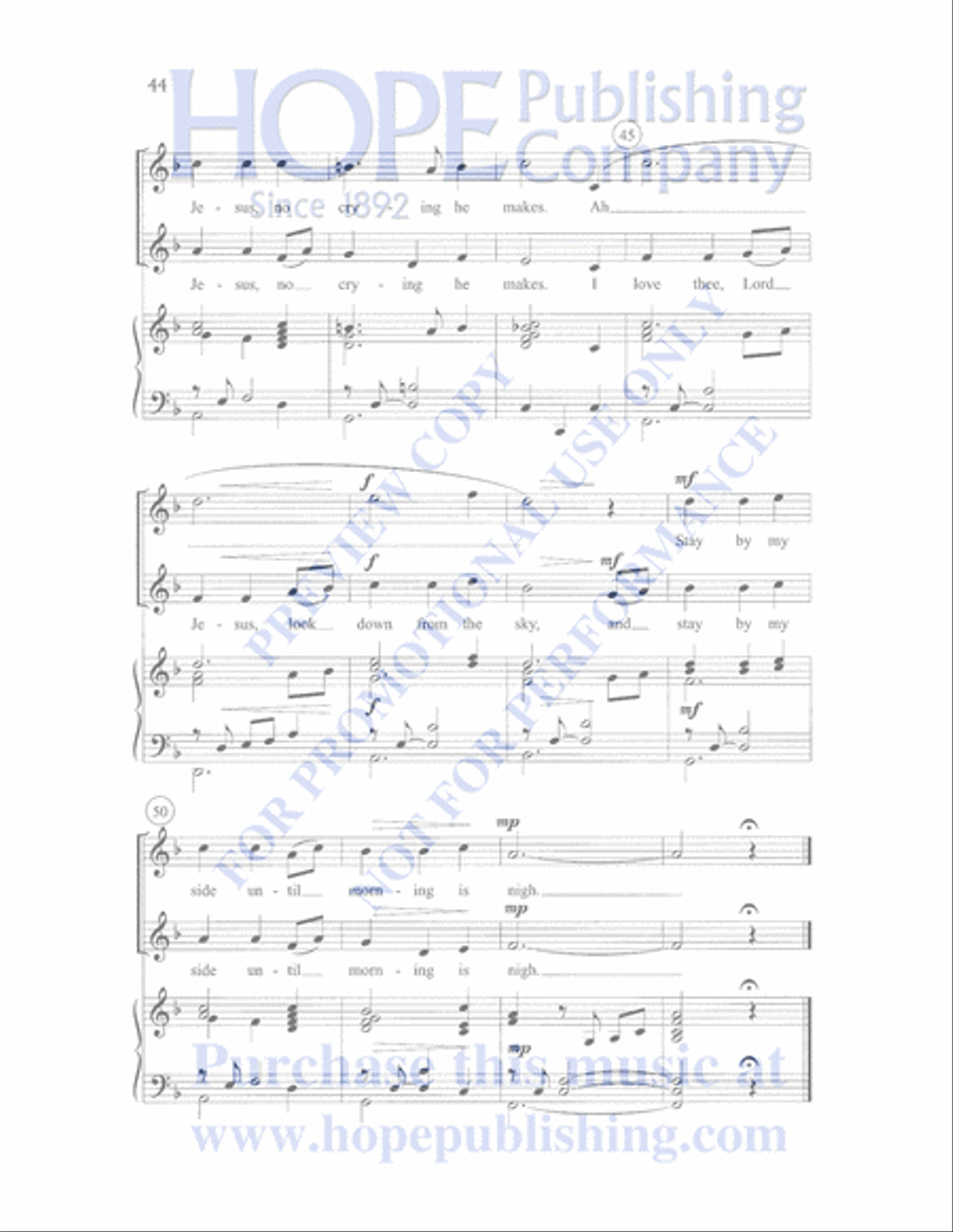 By Heaven's Light Choir scores gallery preview page 45