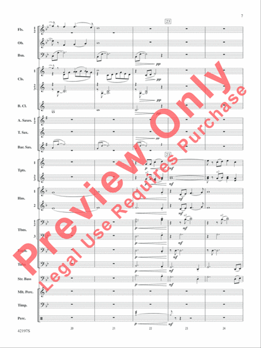 Carrickfergus Carrickfergus Concert Band scores gallery preview page 27