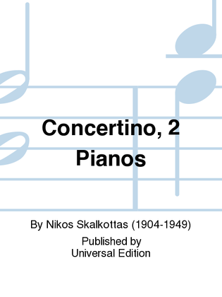 Book cover for Concertino, 2 Pianos