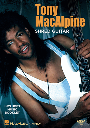 Book cover for Tony MacAlpine – Shred Guitar