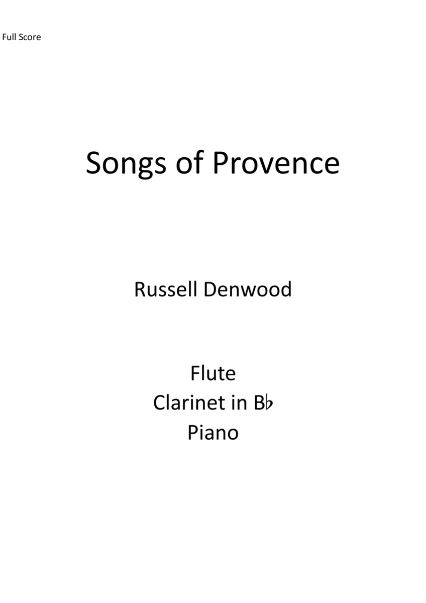 Songs of Provence