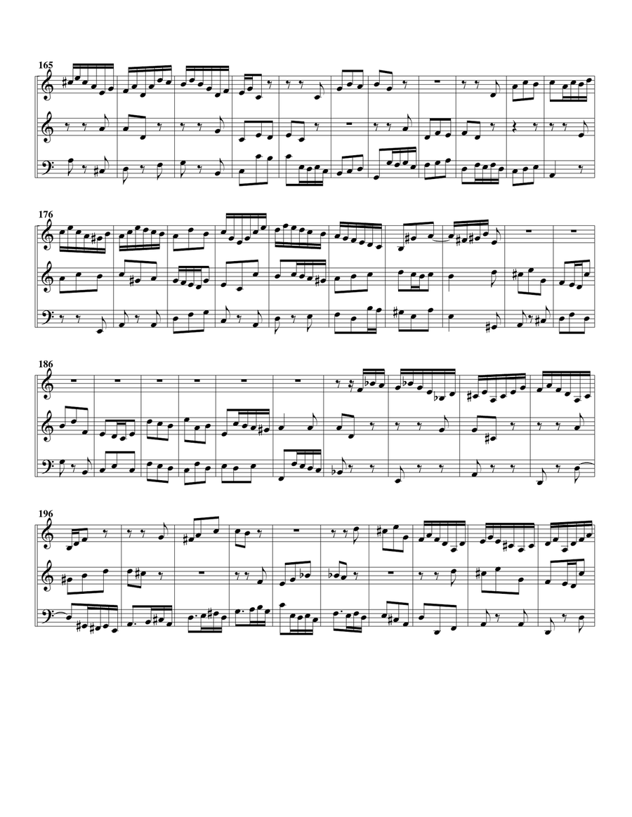 Aria: Bereite dich, Zion from: Weihnachts-Oratorium, BWV 248 (arrangement for violin and organ or ha Small Ensemble scores gallery preview page 5