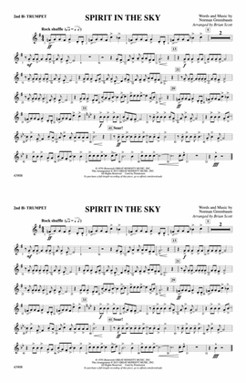Book cover for Spirit in the Sky (from Guardians of the Galaxy): 2nd B-flat Trumpet