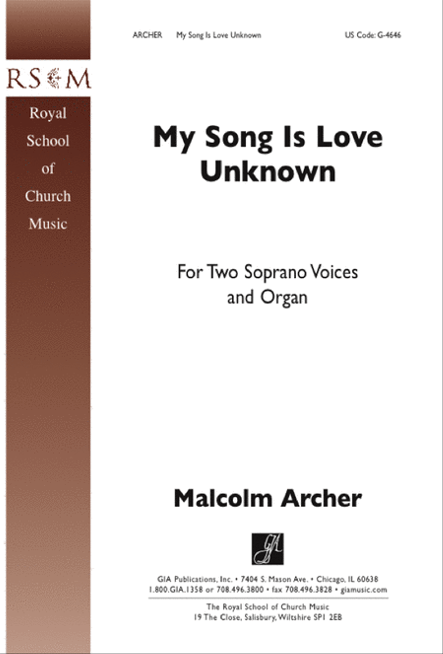 My Song is Love Unknown SA scores gallery preview page 1