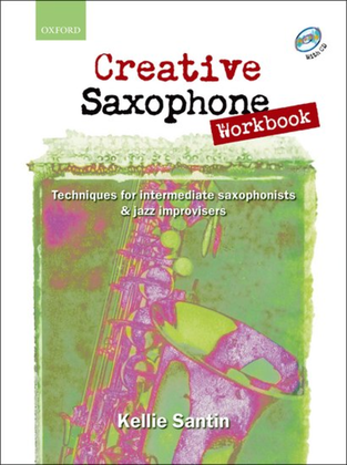 Book cover for Creative Saxophone Workbook + CD