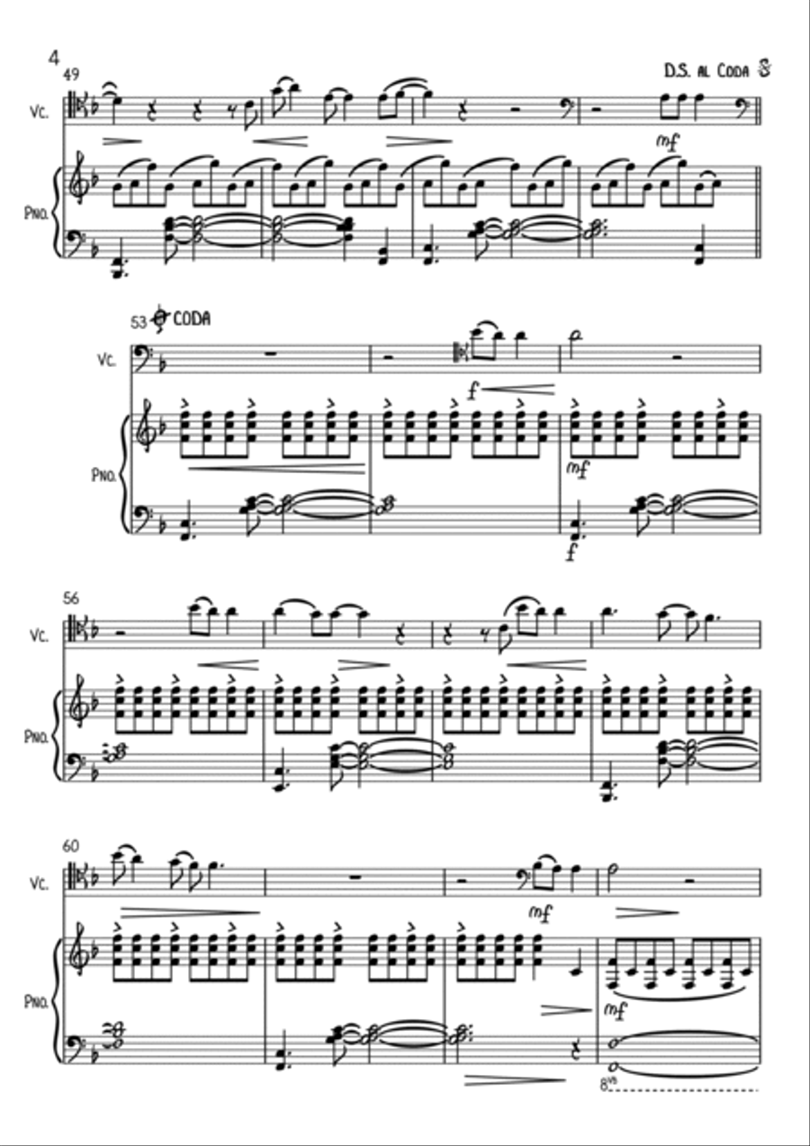 Chasing Cars Chasing Cars Piano scores gallery preview page 4
