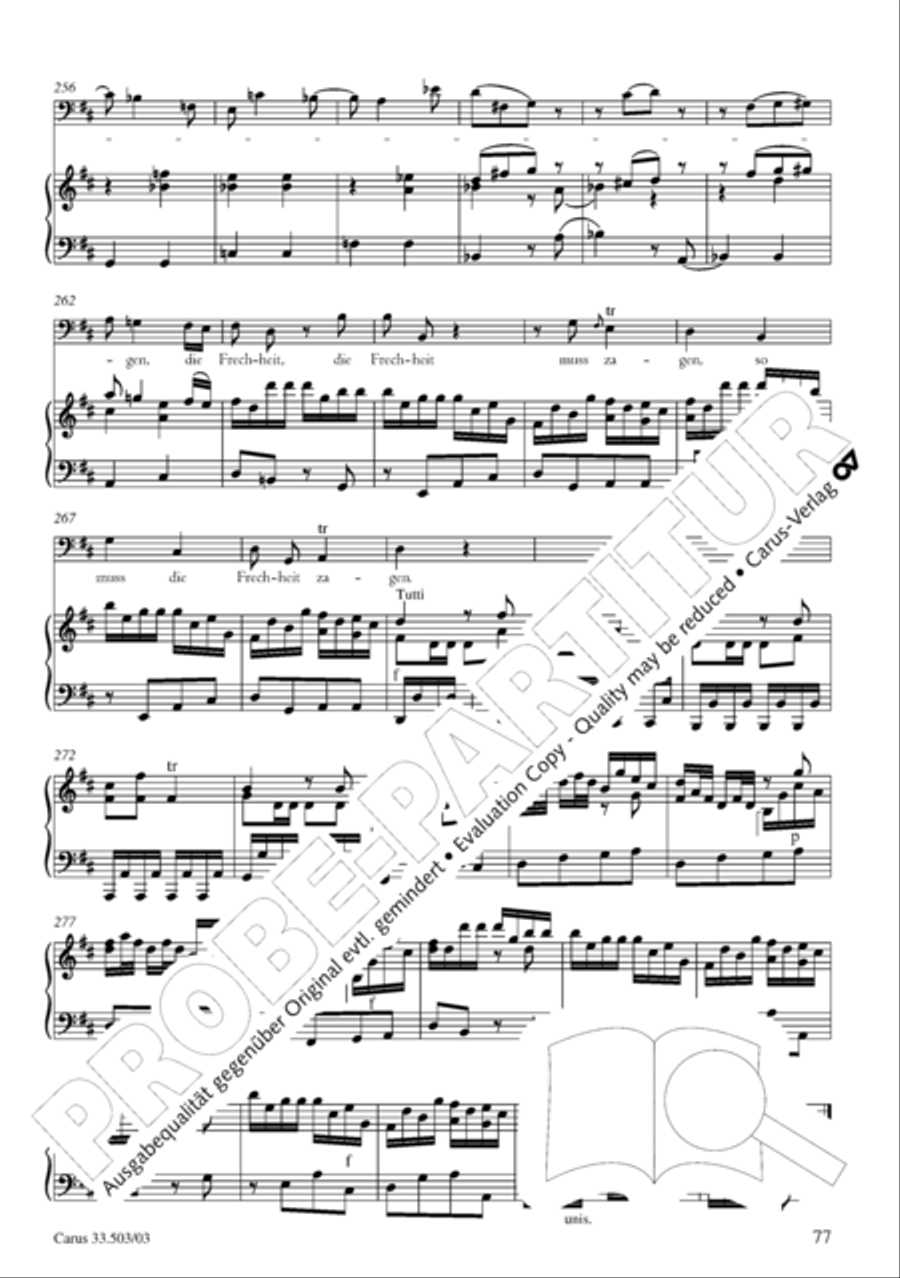 Passion according to St. Matthew (Passions-Musik nach dem Evangelisten Matthaus) SSATB scores gallery preview page 78