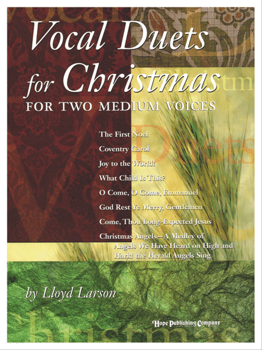 Vocal Duets for Christmas (2 Medium Voices) Medium Voice scores gallery preview page 1