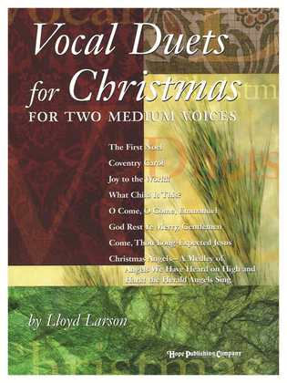 Book cover for Vocal Duets for Christmas (2 Medium Voices)
