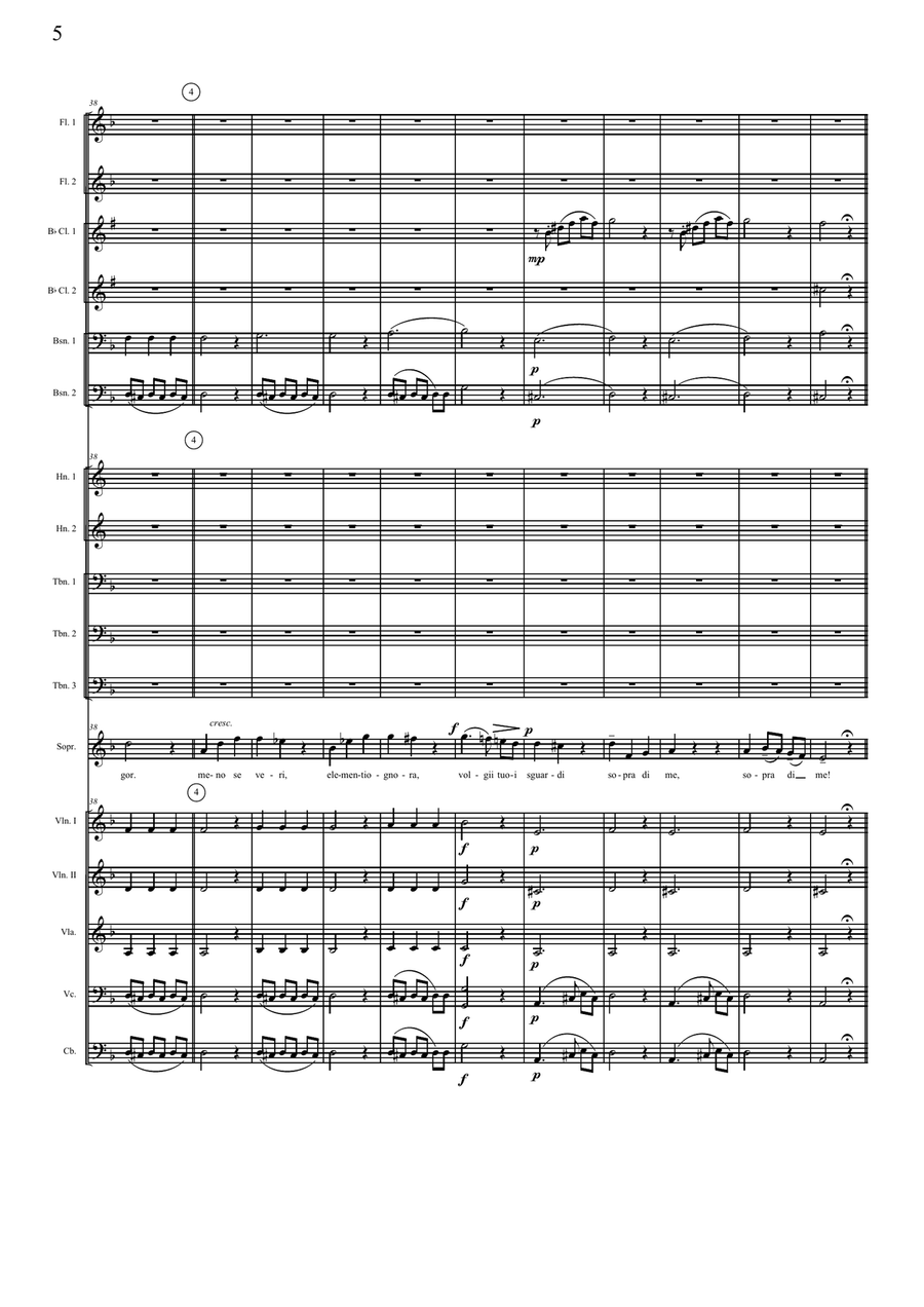 Pieta Signore (For soprano voice and symphony orchestra) Pieta Signore (For soprano voice and symphony orchestra) Full Orchestra scores gallery preview page 5