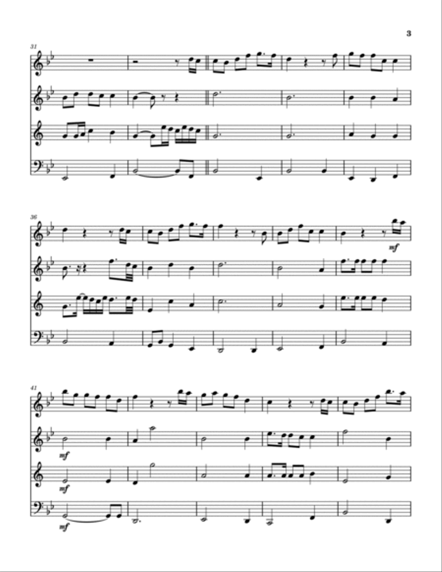 I Set My Hope On Jesus (Hymn For A Deconstructing Friend) Woodwind Quartet scores gallery preview page 4