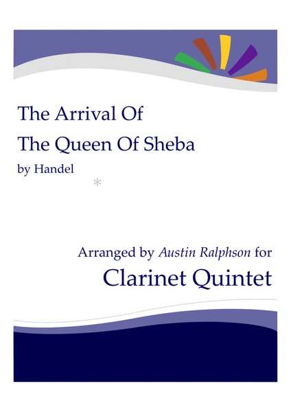 The Arrival of the Queen of Sheba - clarinet quintet image number null