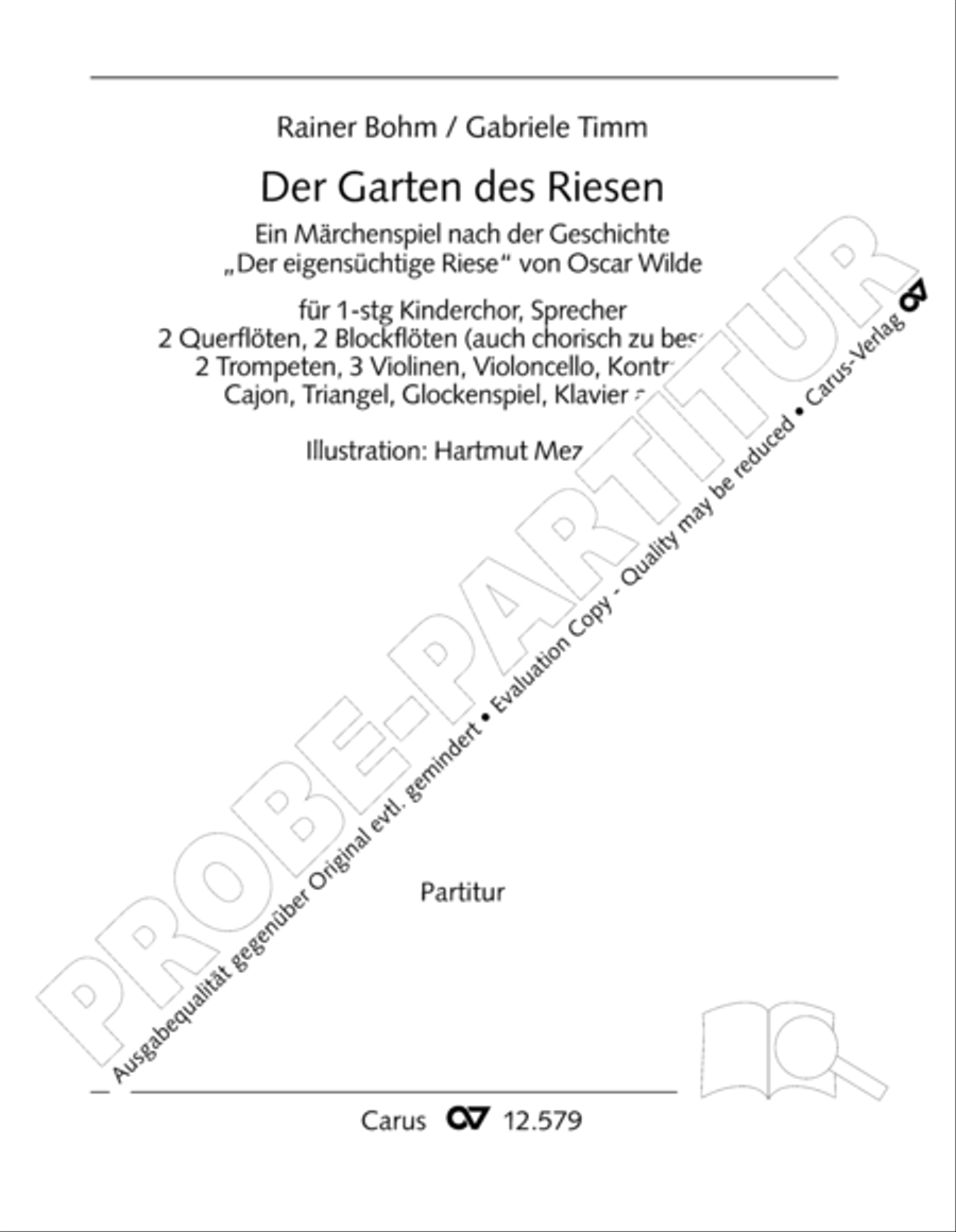 Der Garten des Riesen Children's Choir scores gallery preview page 2