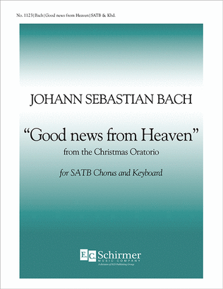 Book cover for Christmas Oratorio: Good News from Heaven