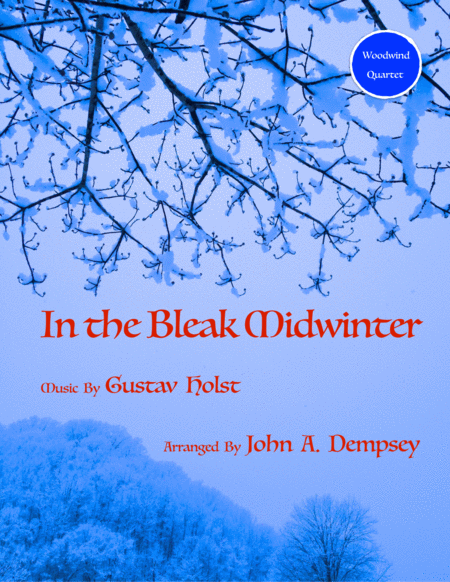 In the Bleak Midwinter (Woodwind Quartet for Clarinet, Alto Sax, Tenor Sax and Baritone Sax) image number null