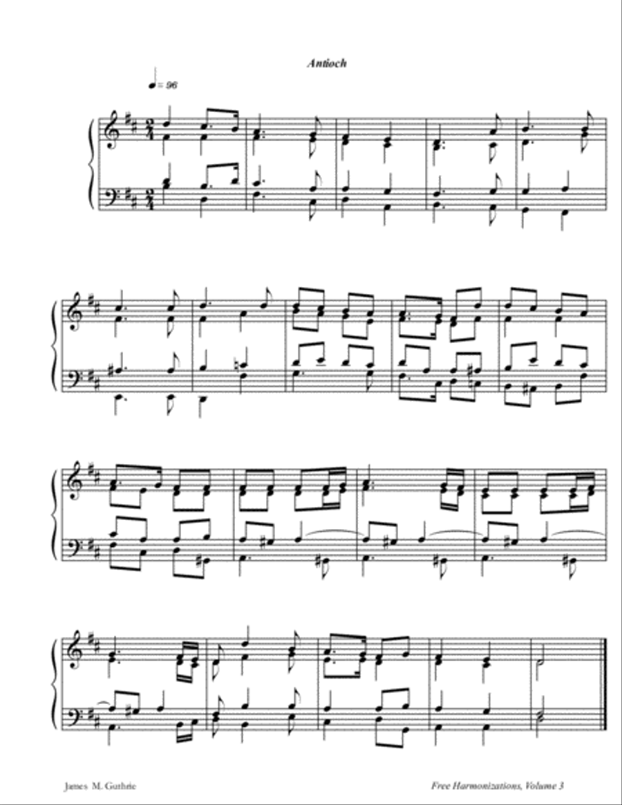 Guthrie: Free Harmonizations of Favorite Christmas Hymns Organ Solo scores gallery preview page 3