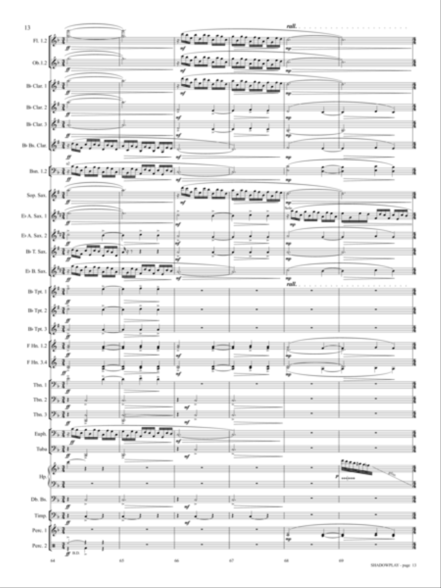 Shadowplay Concert Band scores gallery preview page 11